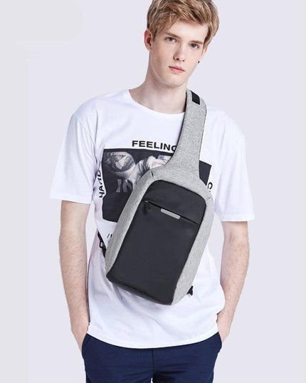Trendy Men's Anti-theft Chest Sling Bag for Organized Fashion