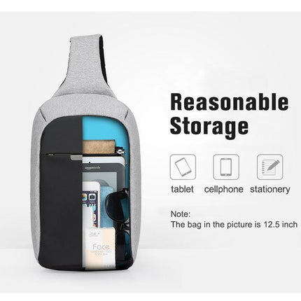 Trendy Men's Anti-theft Chest Sling Bag for Organized Fashion
