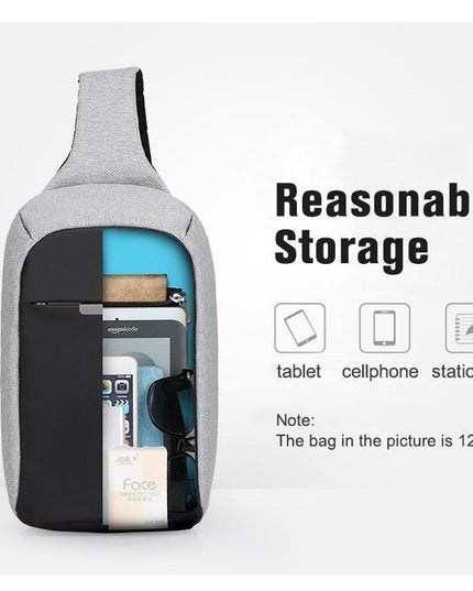 Trendy Men's Anti-theft Chest Sling Bag for Organized Fashion