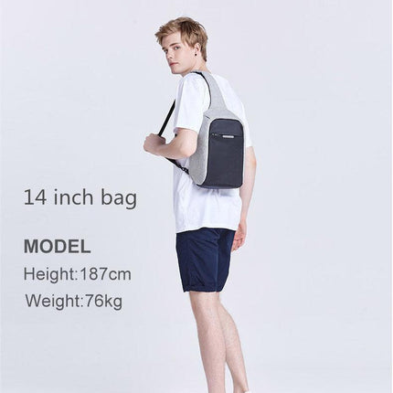 Trendy Men's Anti-theft Chest Sling Bag for Organized Fashion