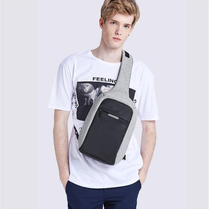 Trendy Men's Anti-theft Chest Sling Bag for Organized Fashion