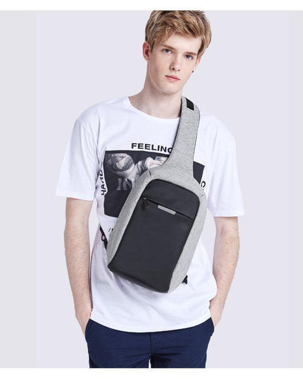 Trendy Men's Anti-theft Chest Sling Bag for Organized Fashion
