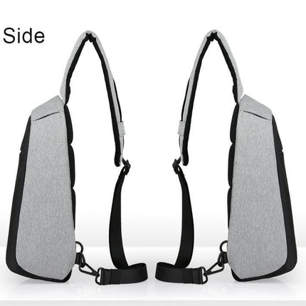Trendy Men's Anti-theft Chest Sling Bag for Organized Fashion