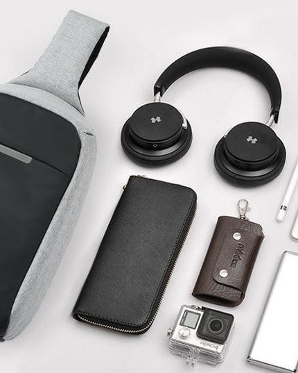 Trendy Men's Anti-theft Chest Sling Bag for Organized Fashion