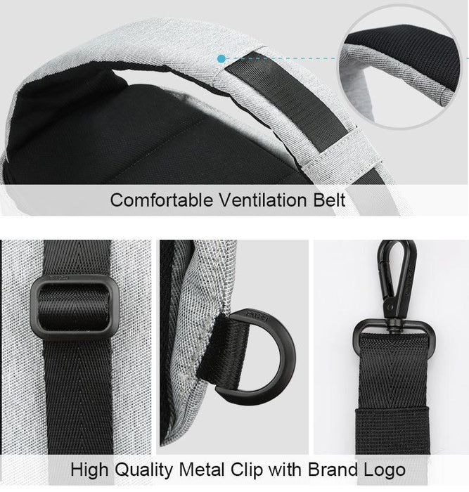 M2081 Fashionable Men's Anti-theft Chest Bag - Stylish Organization Solution