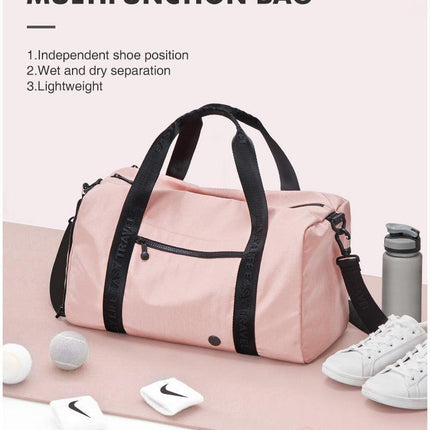 Adventure-Ready Gym Duffle Bag with Separate Shoe Storage - The Perfect Gear for Active Travelers