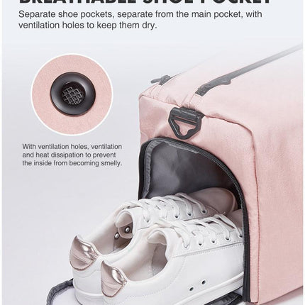 Adventure-Ready Gym Duffle Bag with Separate Shoe Storage - The Perfect Gear for Active Travelers