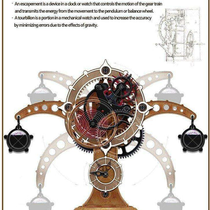 Da Vinci G.E.T Clock Engineering Model Kit - Explore the Art of Timekeeping