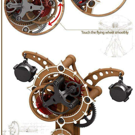 Da Vinci G.E.T Clock Engineering Model Kit - Explore the Art of Timekeeping