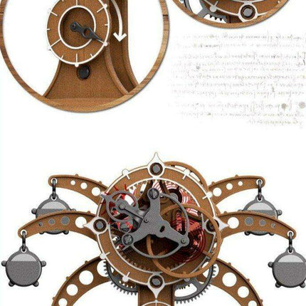 Da Vinci G.E.T Clock Engineering Model Kit - Explore the Art of Timekeeping