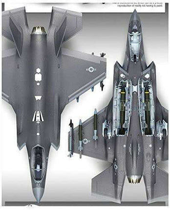 USAF F-35A Lightning II 1/72 Scale Stealth Fighter Model Kit
