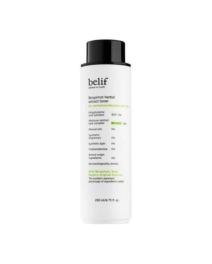 Bergamot & Sage Revitalizing Herbal Toner - Refreshing Elixir for Balanced Complexion - Glow Booster for Normal to Combination Skin
