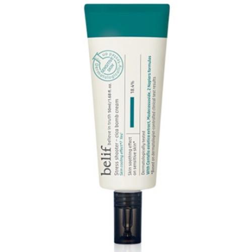 belif Stress Shooter Cica Bomb Cream 50ml - Soothing and Hydrating Cream for Sensitive Skin