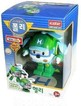 Robocar Poli Adventure Set: 4 Transforming Heroic Robot Figures - POLI, HELLI, AMBER, ROI