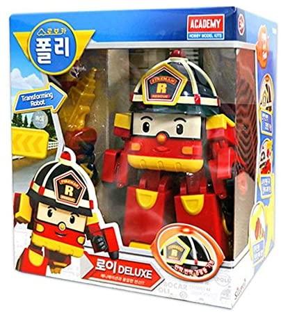 ROY the Transforming Robocar Poli Deluxe Toy - Korean Animation Characters - 13.4 x 10.5 x 7.7 inches - Ages 3+