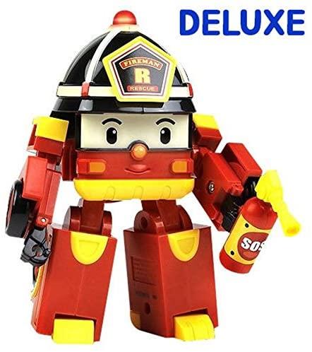 ROY the Transforming Robocar Poli Deluxe Toy - 13.4 x 10.5 x 7.7 inches with Korean Animation Characters and Recommended Age Range of 3+