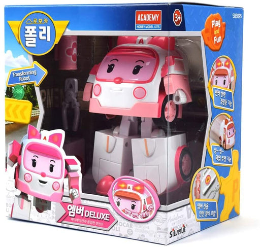 Amber Deluxe Transforming Robocar Poli Toy - Academy Plastic Model #S83095
