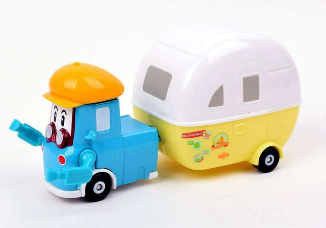 Robocar Poli Diecast Adventure Camp Set with Academy Model Vehicle #S83405