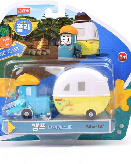 Robocar Poli Diecast Adventure Camp Set with Academy Model Vehicle #S83405
