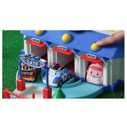Robocar Poli Rescue Headquarters Adventure Playset with Interactive Features and Collectible Figurines