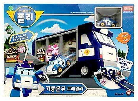 Robocar Poli Mobile Transforming Adventure Playset with Diecast Vehicle