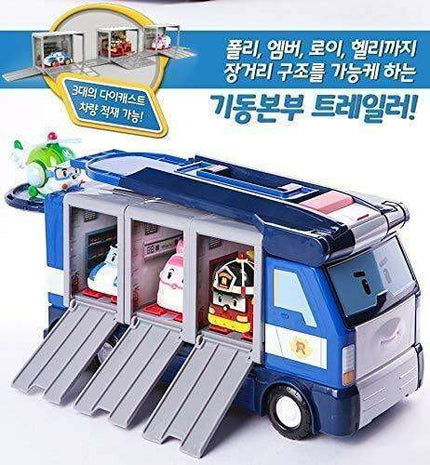 Robocar Poli Mobile Transforming Adventure Playset with Diecast Vehicle