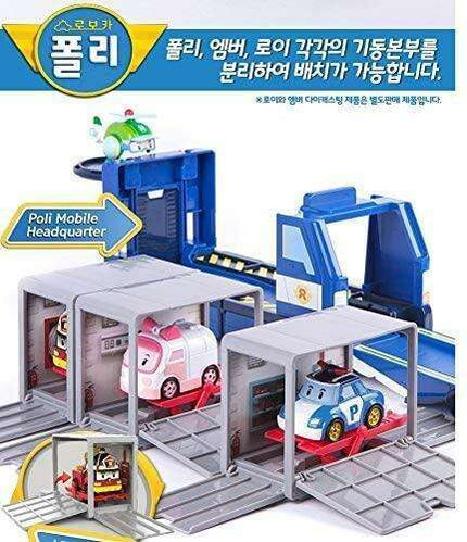 Robocar Poli Mobile Transforming Adventure Playset with Diecast Vehicle