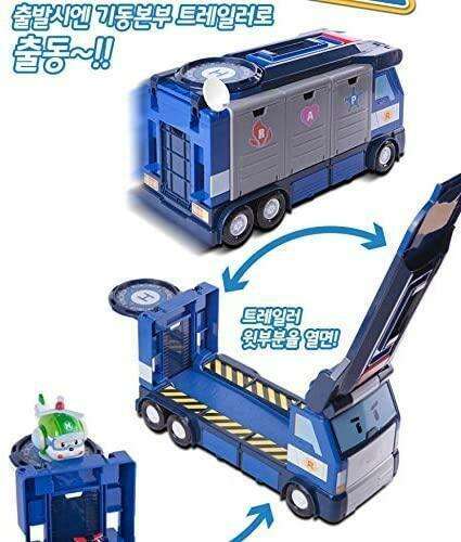 Robocar Poli Mobile Transforming Adventure Playset with Diecast Vehicle
