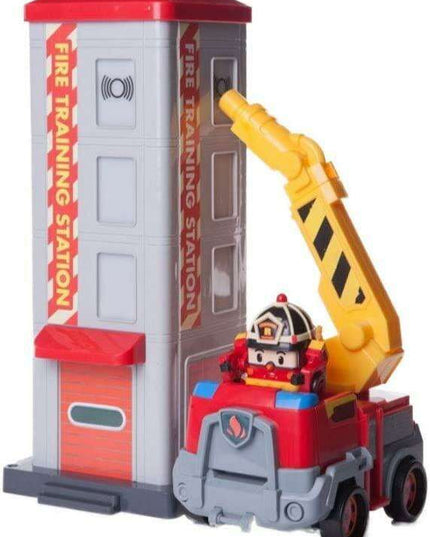 Ultimate Fire Rescue Adventure Kit with Transformable Roy Toy, Firetruck, and Training Station - Inspire Creativity and Learning