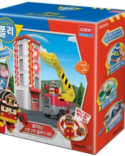 Ultimate Fire Rescue Adventure Kit with Transformable Roy Toy, Firetruck, and Training Station - Inspire Creativity and Learning