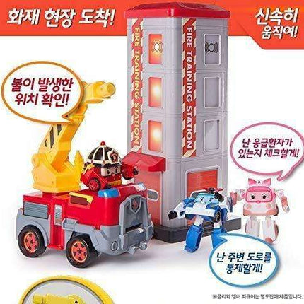 Ultimate Fire Rescue Adventure Kit with Transformable Roy Toy, Firetruck, and Training Station - Inspire Creativity and Learning