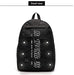 Matrix Black Polyester Laptop Backpack by Roidesrois