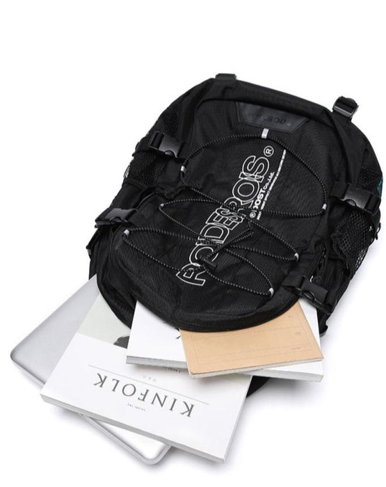 DOST McFly Black Backpack with Laptop Safety Pocket