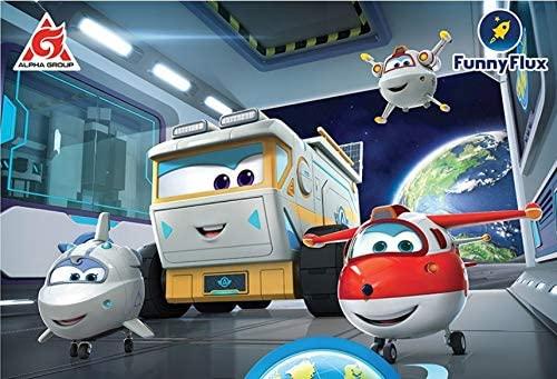 Super Wings Galaxy Team, Rover's Space Headquarters Set with Solar Charging - Explore the Universe in Style!