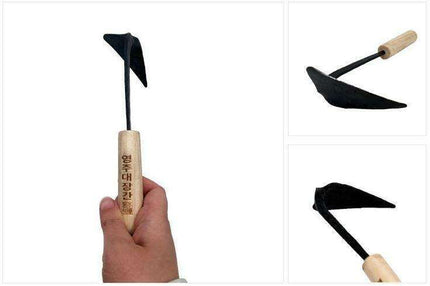 Korean Mastercrafted Gardening Hoe by No-Ki, Seok: Artisan-Quality Tool for Garden Enthusiasts