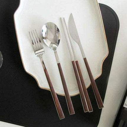 Elegant 16-Piece High-Quality Stainless Steel Cutlery Set for Exquisite Dining