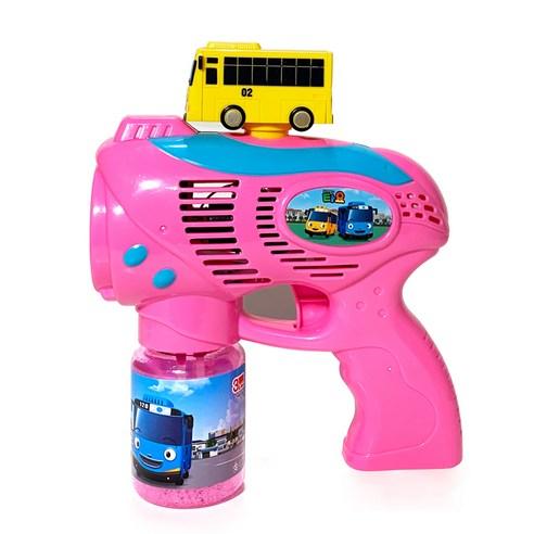 Tayo the Little Bus Lani Pink Bubble Blaster with Music - Automatic Bubble Gun for Endless Fun