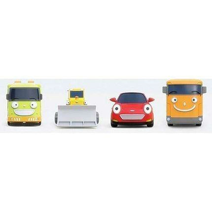 Tayo's Mini Bus Adventure Friends Interactive Role-Play Vehicle Set with 4 Characters