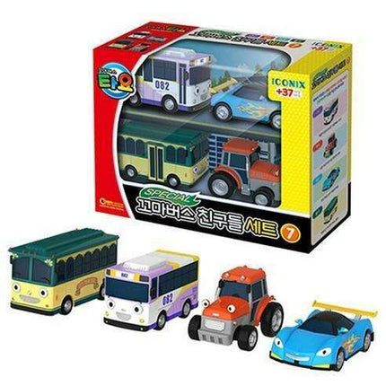 Tayo's Limited Edition Mini Friends Adventure Car Set - Series NO.7