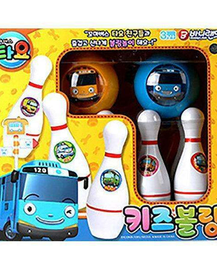 Tayo Friends Light-Up Bowling Set - Engaging Playtime with Adorable Characters and Interactive Ball for Kids