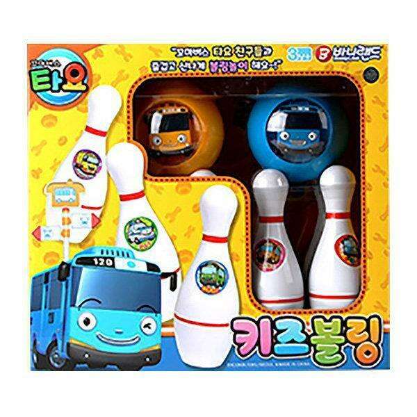 Tayo Friends Light-Up Bowling Set - Engaging Playtime with Adorable Characters and Interactive Ball for Kids
