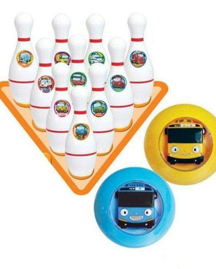 Tayo Friends Light-Up Bowling Set - Engaging Playtime with Adorable Characters and Interactive Ball for Kids