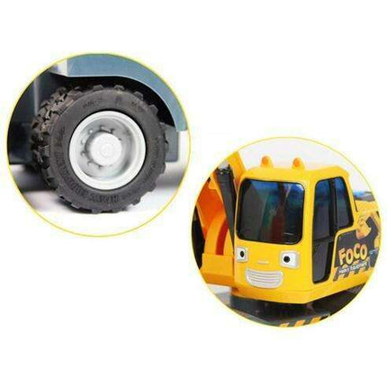 Poco's Interactive Excavator Adventure Playset - Build and Play Construction Kit