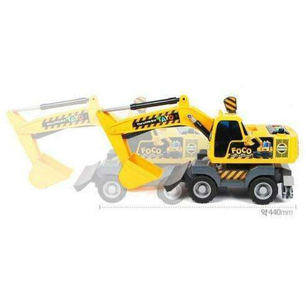 Poco's Interactive Excavator Adventure Playset - Build and Play Construction Kit