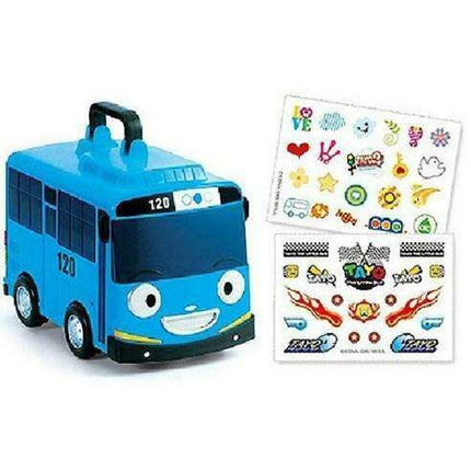 Tayo & Friends Mini Car Storage Carrier with Personalization Stickers - Ultimate Organization Solution