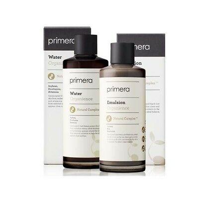 Hydrating Skin Renewal Set: Primera Organience Water Toner and Emulsion Bundle