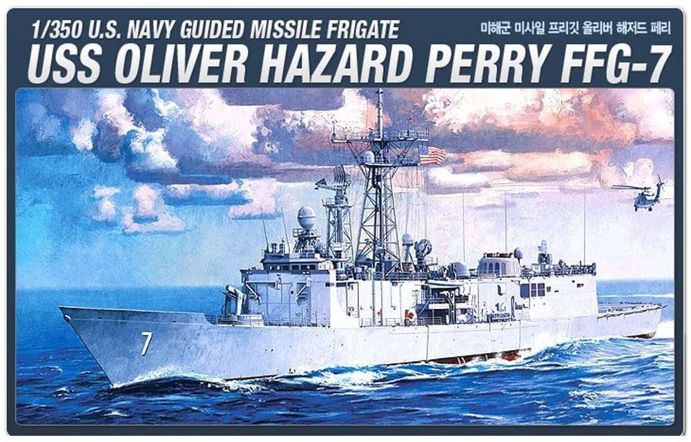 1/350 Scale USS Oliver Hazard Perry FFG-7 Plastic Model Kit by Academy
