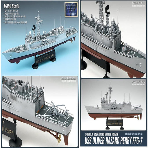Academy Plastic Model #14102 1/350 USS Oliver Hazard Perry FFG-7