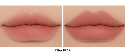 3CE Velvet Matte Lipstick in #WAY BACK - Opulent Lip Shade for a Luxe Finish