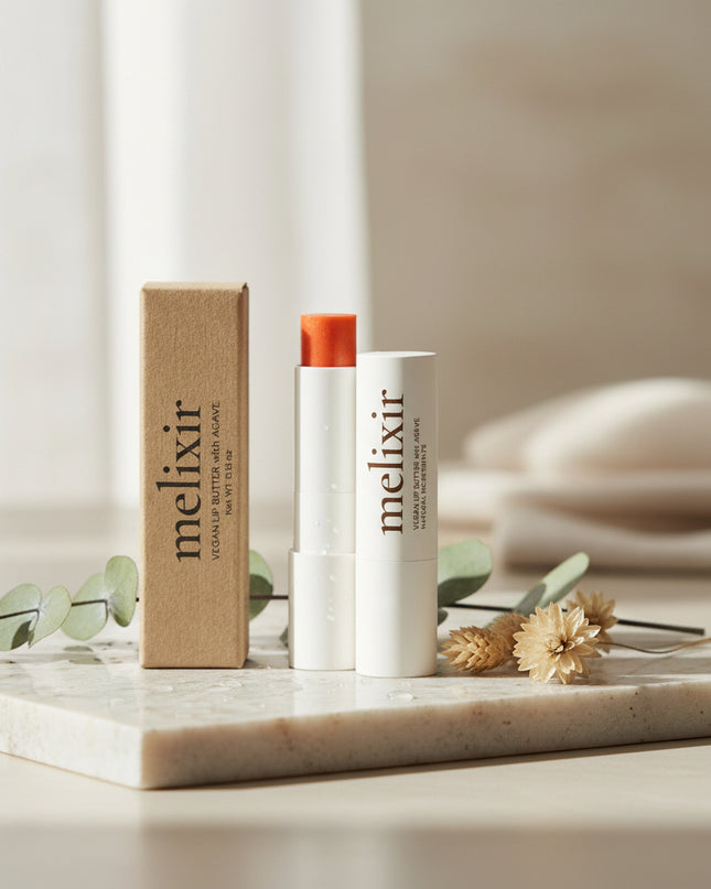 Agave Infused Shea Lip Balm - Exotic Tinted Lip Treatment (3.9g)